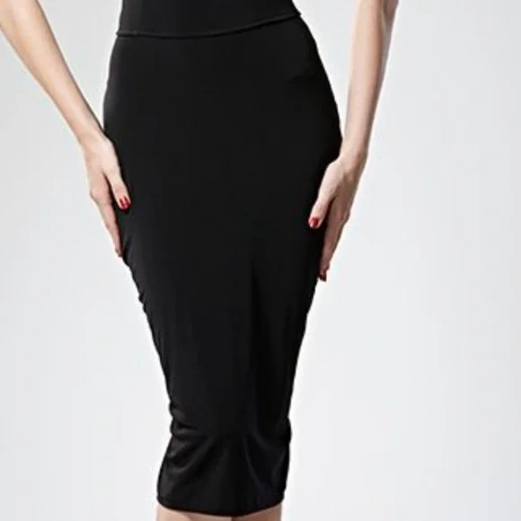 Leona Edmonton Little Black Dress cold shoulder EUC - Picture 5 of 5